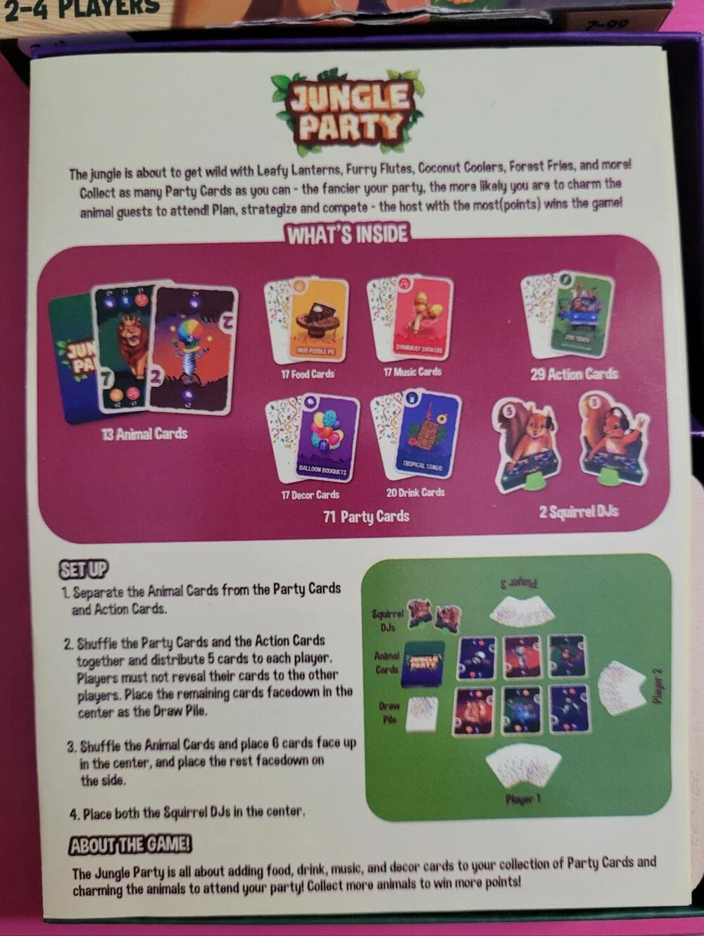 Skillmatics Jungle Party Game Age 7-99 2-4 Players (0993)